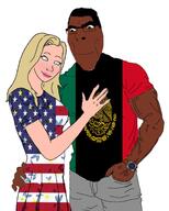 Afro_Mexican BBMC BMC female femjak flag:afro_mexican flag:mexico flag:united_states mexico muscles muscular_male trad_wife united_states  variant:cobson // 1080x1350 // 436.0KB