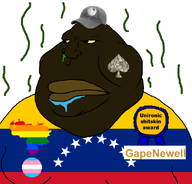 angry award bleeding_gums blood booger brown_skin cap clothes cobblestone cobblestone_(user) drool flag:lgbt_pride_flag flag:transgender_pride_flag flag:venezuela gapenewell glasses hat janny latino meta:namefags missing_teeth nigger open_mouth retard retarded soyjak soyjak_wiki spade stink_lines stubble teeth template text transgender_flag transparent_background tshirt variant:meximutt veneco venecoon venezuela venezuelan white_background // 888x849 // 96.2KB