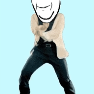 animated clothes dance gangnam_style glasses hat korean luigi oc smile subvariant:wholesome_soyjak sunglasses variant:gapejak weegee // 512x782 // 588.3KB