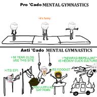 ack angry blood bloodshot_eyes brown_skin cado closed_mouth crying glasses gymnast markiplier_soyjack mental_gymnastics nikocado_avocado open_mouth reddit rope seething shitskin soyjak stubble subvariant:hunky_twink_sex_machine suicide tongue tranny variant:alicia variant:bernd variant:feraljak variant:gapejak variant:markiplier_soyjak variant:meximutt variant:soyak wholesome // 680x680 // 165.8KB