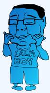 big_boy blue_skin calm closed_eyes closed_mouth clothes full_body glasses gradient hair happy subvariant:big-boy variant:chudjak // 515x955 // 91.8KB