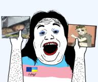 azov_battalion european_union flag flag:european_union flag:ukraine holding_object pol_(4chan) russo_ukrainian_war soyjak star_(symbol) tranny ukraine variant:alicia // 949x800 // 186.4KB