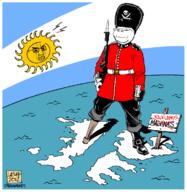 argentina beard bloodshot_eyes british carlos_latuff clothes crying falklands glasses gun hat island malvinas sea smile stubble sun united_kingdom variant:chudjak variant:gapejak // 1125x1157 // 778.0KB