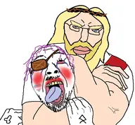 a10_eyes ack aryan beard blind blue_eyes christianity eyepatch headlock jesus jesus_christ muscular_male odin pagan subvariant:pol_face trend:aryan variant:bernd variant:chudjak // 499x461 // 144.9KB