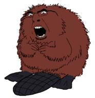 angry animal beaver glasses open_mouth series:animaljaks soyjak stubble variant:cobson // 603x626 // 21.4KB