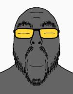 glasses grey grey_skin smile soot soot_colors soyjak soyjak_party stubble variant:flartson // 410x524 // 9.1KB