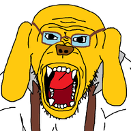 animal animal_ears animal_nose ape chimpanzee dog dog_ear ear glasses janny monkey open_mouth stubble template tongue transparent_background variant:monkeyjak white_teeth yellow_skin // 852x852 // 33.3KB