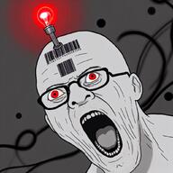 black_sclera cyborg grey_skin meta:tagme red_eyes robot sber science // 1024x1024 // 262.2KB