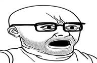 artificial_intelligence cobson_killer cobson_talks cobsontalks glasses meta:ai_generated stubble variant:stillbornfetusjak white_background // 1116x718 // 217.3KB