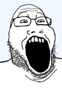 glasses markiplier open_mouth soyjak stubble template transparent_background variant:markiplier_soyjak2 youtube // 645x973 // 22.0KB