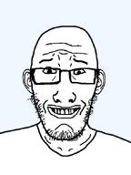 grin happy smile subvariant:markicrier teeth template variant:markiplier_soyjak white_skin // 500x666 // 10.9KB