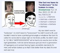 4chan arrow blackpill closed_mouth hair looksmax text variant:chudjak // 680x605 // 559.0KB