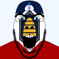 angry beard beehive blue_eyes facial_mark flag flag:israel flag:utah forehead_mark glasses hair israel looking_at_you open_mouth queen_of_spades soyjak spade star_of_david state stubble subvariant:cobson_front2 subvariant:spadeson thick_eyebrows united_states utah variant:cobson // 800x800 // 61.0KB
