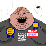 award big_lips bug eyebrows fat flies fly grey_shirt gynaecomastia john8_44_(namefag) lips looking_at_you mutt open_mouth pink_eyes series:alicia_xisters series:muttvariants_from_meximutt series:muttverse smell stinky stubble subvariant:branigger subvariant:fat_alicia sweating variant:alicia variant:brandon variant:meximutt // 900x900 // 76.6KB