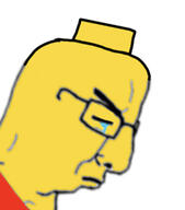angry closed_eyes closed_mouth clothes crying glasses lego low_quality soyjak variant:chudjak yellow_skin // 674x766 // 134.0KB