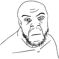 bald beard closed_mouth ear meta:tagme no_glasses soyjak stubble variant:feraljak white_background white_skin // 1080x1080 // 142.2KB