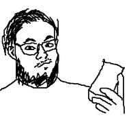 box deck ear facial_hair glasses hand holding_box holding_object looking_at_you neckbeard onicastgames smug stubble traced variant:unknown youtuber // 357x315 // 13.5KB