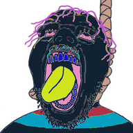 3dgifmaker animated glasses merge rope soyjak stubble tongue tranny variant:bernd variant:isaac // 500x500 // 1015.2KB