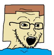 brown_hair clothes glasses hair minecraft open_mouth soyjak square_head steve_(minecraft) stubble variant:soyak video_game white_skin // 792x800 // 16.8KB