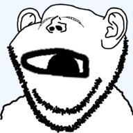 eye eye_mouth glasses mouth_eyes series:joysaks stubble two_mouths variant:impish_soyak_ears // 1025x1025 // 90.8KB