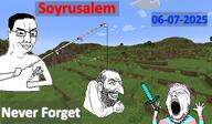 beard big_nose eyebrows eyes glasses happy happy_merchant israel jewish_nose judaism kike lipstick minecraft nas:happy_jewish open_mouth purple_hair rubbing_hands smile smirk soyrusalem stubble text tranny trans transgender_flag troon variant:chudjak variant:gapejak white_skin // 3381x1975 // 5.1MB
