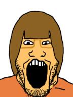 brown_hair female glasses mario_kart_wii miko_(namefag) open_mouth stubble variant:markiplier_soyjak white_skin // 600x800 // 15.8KB