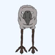 bird front_facing soycreature template transparent_background variant:soycreature // 700x700 // 28.6KB