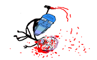 ack animated blue_skin calm gore kill killing knife meta:trendy_tuesday stabbing trend:calm troon troonella variant:bernd variant:markiplier_soyjak // 537x337 // 19.7KB