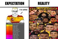 aryan blond blue_eyes brown_skin chud cuckistador flag:spain irl meme muscle_chud shitskin spain spaincucks subvariant:muscular_chud variant:chudjak // 979x672 // 615.0KB