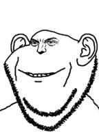 ear punisher_face smile soyjak stubble variant:impish_soyak_ears // 598x800 // 135.8KB