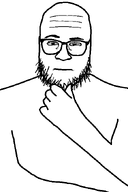 chin eyebrows glasses neutral raised_eyebrow stubble template variant:Alois white_background white_eyes white_skin // 452x678 // 17.9KB