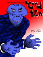beard blue_skin clothes cobsontalks cobsontalks_is_a_stupid_nigger_and_i_hate_him cordson_cheated cordsontalks discord drawing evil full_body oekaki ominous political_cartoon subvariant:cobsonTALKS suit variant:cobson // 483x640 // 85.3KB
