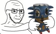 arm chris-chan closed_mouth concerned glasses hand sonic_the_hedgehog soyjak stubble totem variant:soyak // 768x471 // 231.6KB