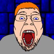 bj_blazkowicz blue_eyes grey_shirt meta:tagme soyjak stubble variant:bernd wolfenstein // 1024x1031 // 334.0KB