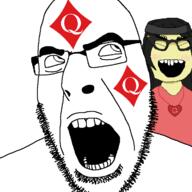 asian chaser glasses ladyboy necklace open_mouth queen_of_diamonds queen_of_hearts red_dress stubble subvariant:diamondson subvariant:gooktan variant:cobson variant:soytan // 721x720 // 32.0KB