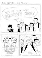 comic gay glasses pretty_boy soyjak speech_bubble stubble text variant:israeli_soyjak // 1080x1482 // 331.1KB