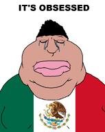 big_lips brown_skin closed_eyes closed_mouth crying flag:mexico hair its_over mexico nigger_lips obsessed sad subvariant:meximutt_front3 text variant:meximutt // 795x1000 // 91.3KB