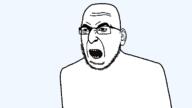 better_call_saul breaking_bad ear glasses law open_mouth saul_goodman soyjak stubble tv_(4chan) variant:saul // 739x415 // 9.3KB