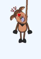 ack artist:juaco bandana bloddshot_eyes candy cartoon dandy's_world ear eyebrows furfag hanging hoof horn mustache open_mouth red_nose rope rudie_(dandy's_world) rudolph suicide variant:bernd // 1400x2000 // 98.5KB