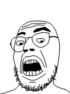 glasses open_mouth soyjak stubble variant:unknown // 355x473 // 7.2KB