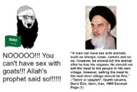 allah beard bloodshot_eyes clothes country crying flag glasses hat iran islam open_mouth ruhollah_khomeini saudi_arabia sex shia soyjak sunni taqiyah text variant:soyak // 1149x780 // 339.0KB