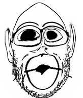 big_lips deformed distorted glasses looking_at_you soyjak stubble subvariant:nogoblin variant:nojak weird white_background // 443x523 // 185.3KB