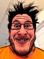 glasses grin hair irl markiplier smile soyjak stubble variant:markiplier_soyjak // 600x800 // 554.4KB
