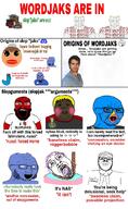 ack badge beak black_skin bloodshot_eyes blue_skin blush brown_skin chad clothes crying discord doctor dr_soyberg flag:transgender_pride_flag hallucination hunky_twink_sex_machine i_love joel_(user) looking_at_you meta:tag_overdose multiple_soyjaks niggerbabble nonsense nusoi red_skin rope schizophrenia skull slopjak soot_colors soybooru subvariant:jartycuck subvariant:muscular_chud subvariant:patrick subvariant:schizojak subvariant:science_lover subvariant:smugquack sybau text toss tranny trash_can twitter variant:a24_slowburn_soyjak variant:alicia variant:bernd variant:chudjak variant:cryboy_soyjak variant:markiplier_soyjak variant:smugjak variant:soyak white_background white_skin wordjak xitter yellow_hair // 1080x1755 // 844.1KB