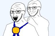 2soyjaks arm award badge barack_obama closed_mouth empty glasses grin hand holding_award holding_object meme open_mouth smile smirk stubble subvariant:soyak_(smug) template transparent_background variant:soyak // 860x573 // 82.7KB