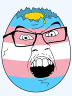 crack cracked egg flag:transgender_pride_flag pun tranny variant:feraljak // 428x571 // 80.6KB