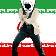 angry animated country dance flag gangnam_style glasses iran open_mouth soyjak stubble variant:cobson // 300x460 // 504.0KB