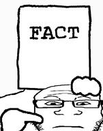 closed_mouth fact finger hand neutral opposite pointing reverse sign soyjak subvariant:neutralplier variant:markiplier_soyjak // 601x765 // 10.3KB
