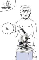 fact micropenis microscope penis soyjak variant:Cobbert variant:npestajak // 1258x1911 // 312.7KB