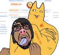 1chan 1chan.su ack acked animal azumanga_daioh cat chiyo_chan's_dad nagatoro_hayase nogorot open_mouth pork porkich schizik suchok variant:bernd vatnigger vatnik zigger // 499x461 // 91.7KB